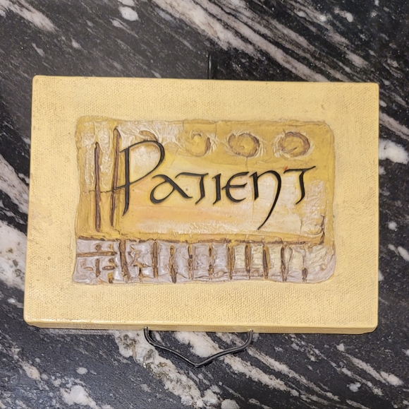 Vintage Home Interior 3D Love Is Kind Patient And Trusting Wall Decor 4pc - Picture 10 of 10